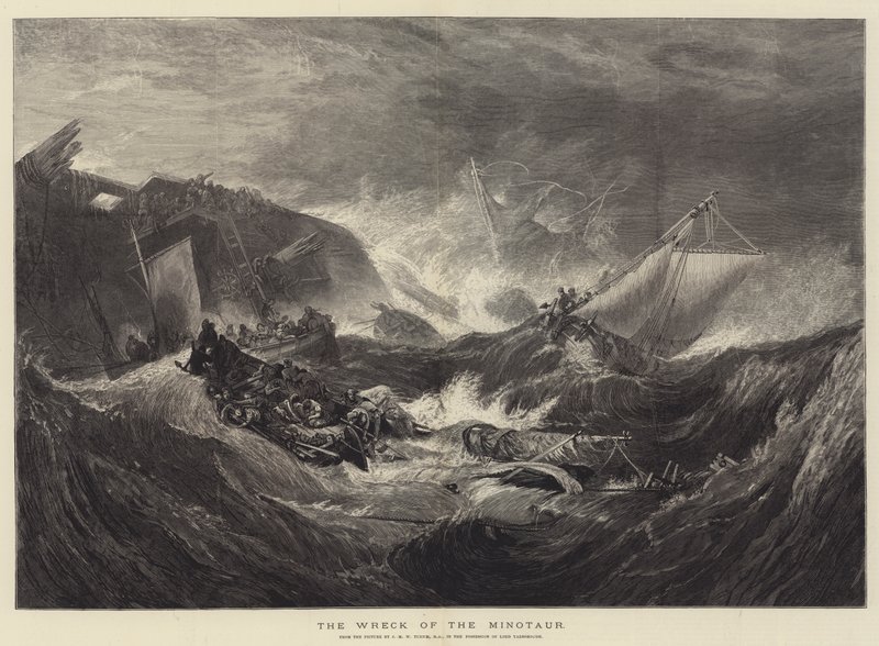 Das Wrack der Minotaurus von Joseph Mallord William Turner