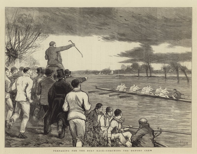 Vorbereitung auf das Bootsrennen, Coaching der Oxford-Crew von Joseph Nash
