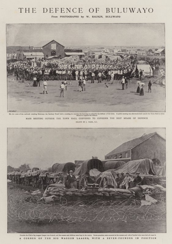 Die Verteidigung von Buluwayo von Joseph Nash