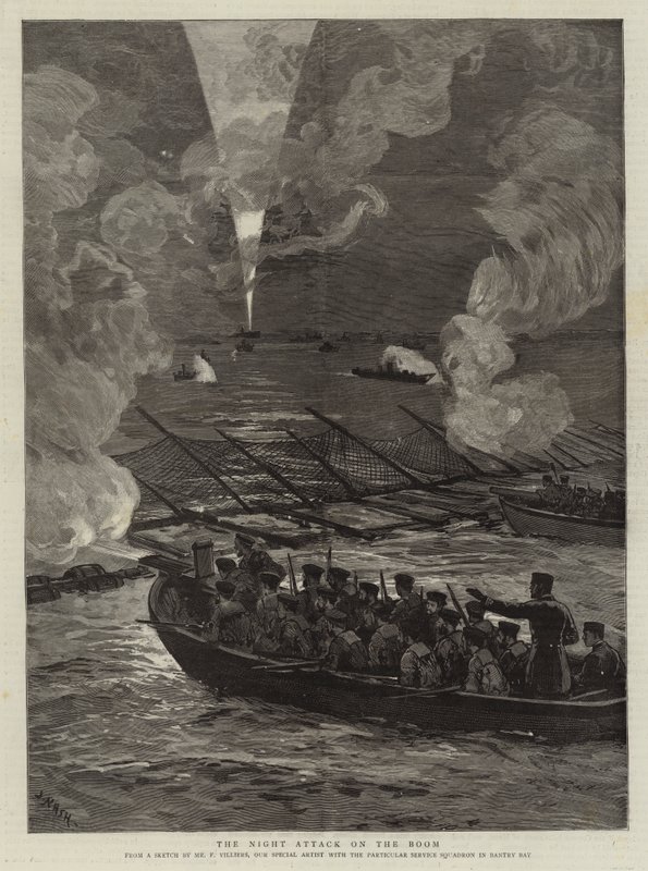 Der Nachtangriff auf den Boom von Joseph Nash