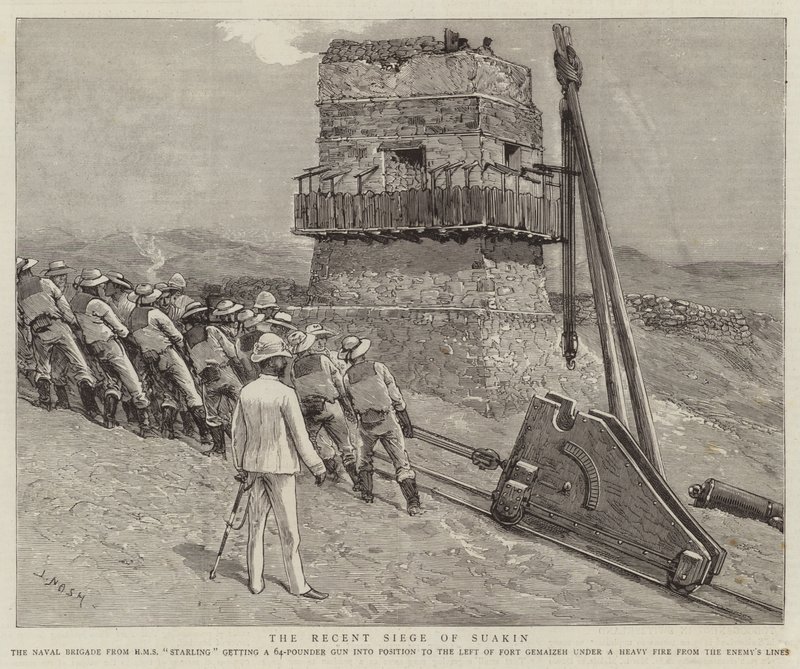 Die kürzliche Belagerung von Suakin von Joseph Nash