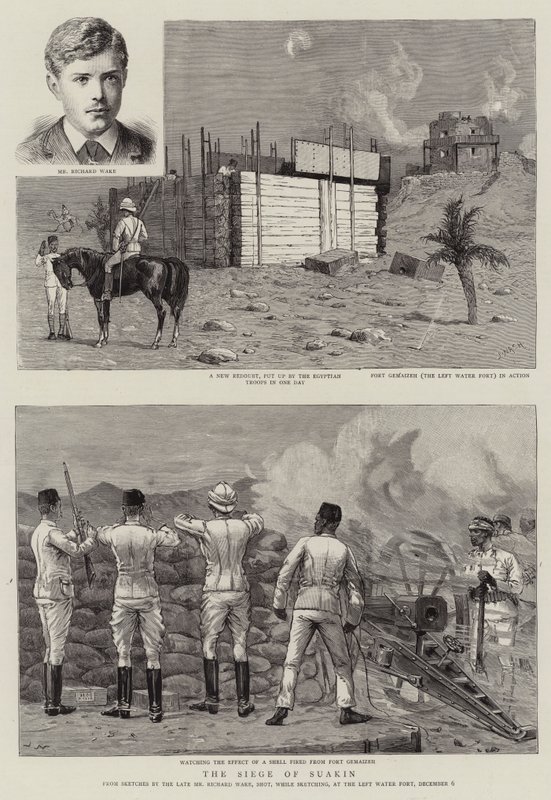 Die Belagerung von Suakin von Joseph Nash