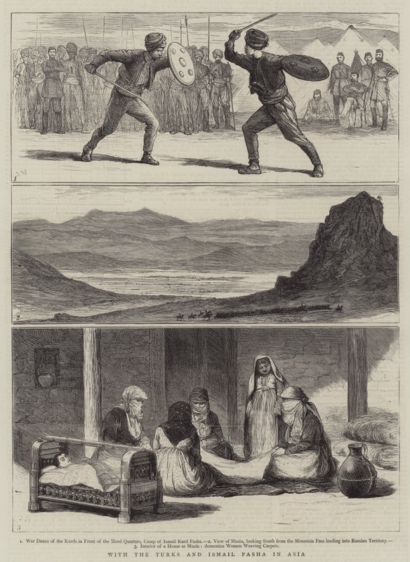 Mit den Türken und Ismail Pascha in Asien von Joseph Nash