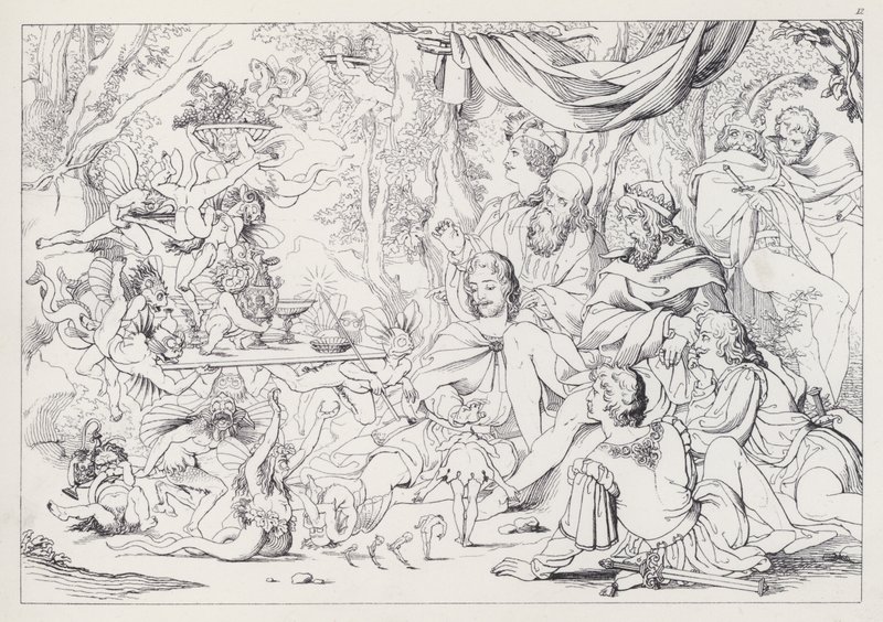 Der Sturm, feierliche und seltsame Musik von Joseph Noel after Paton