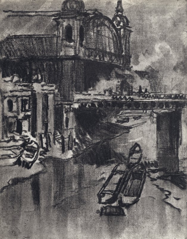 Bahnhof Cannon Street von Joseph (after) Pennell