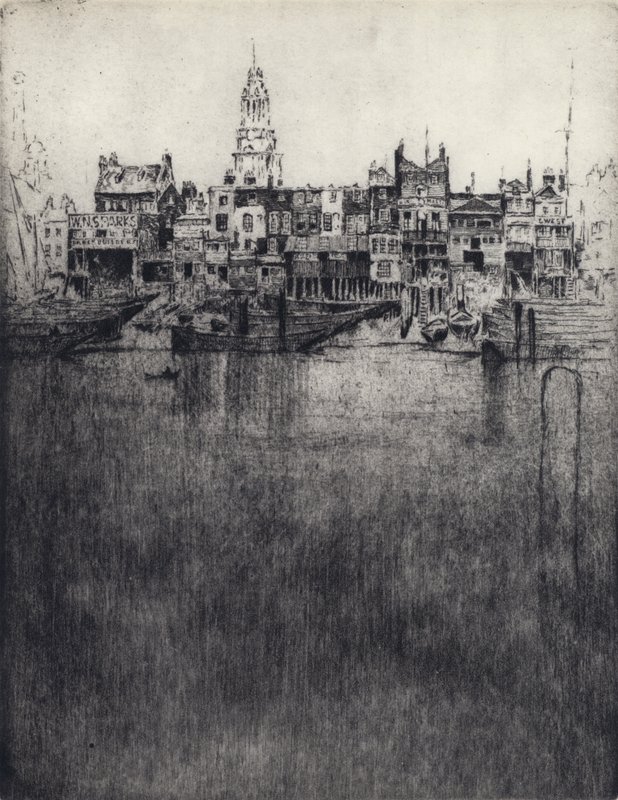 Limehouse von Joseph (after) Pennell