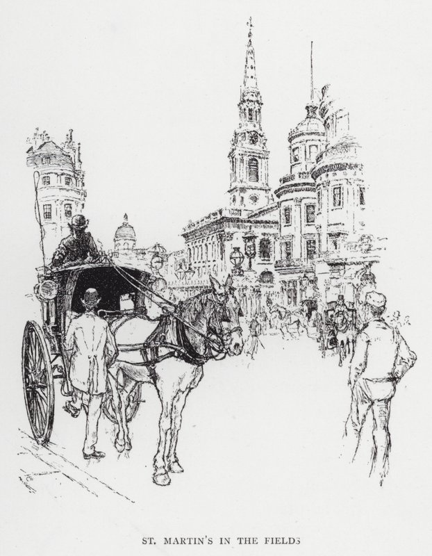 St. Martin-in-the-Fields von Joseph (after) Pennell