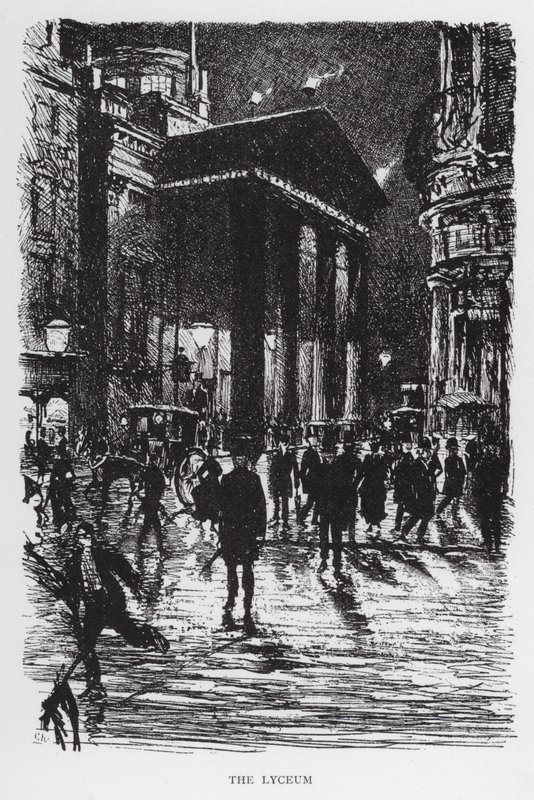 Das Lyceum von Joseph (after) Pennell
