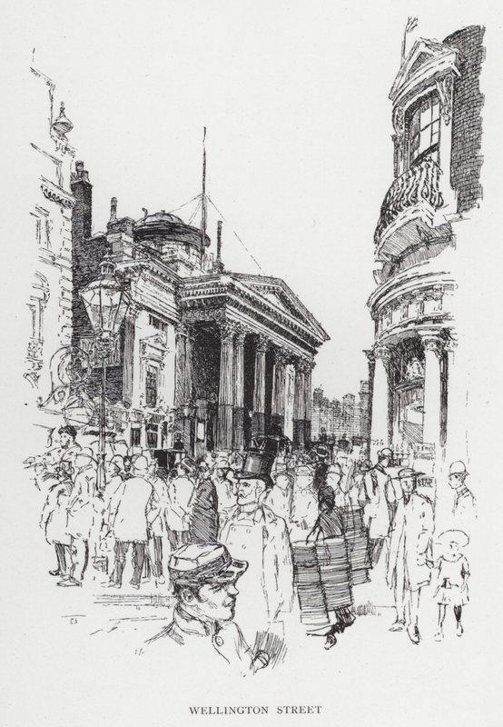 Wellington Street von Joseph (after) Pennell