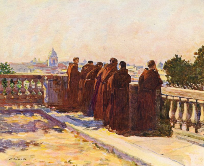 Rom: Am Pincio von Joseph Felix Bouchor