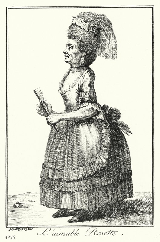 Die schöne Rosette (Stich) von Joseph Franz von (after) Goez