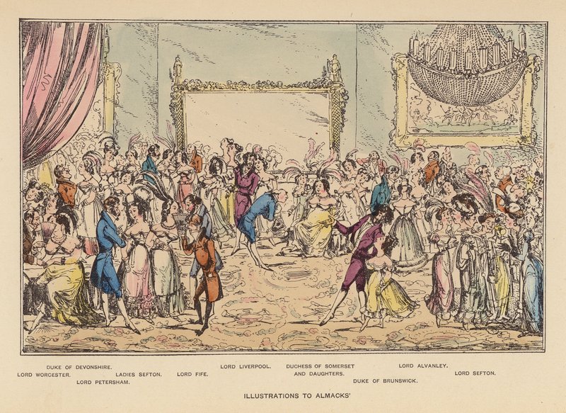 Illustrationen zu Almack