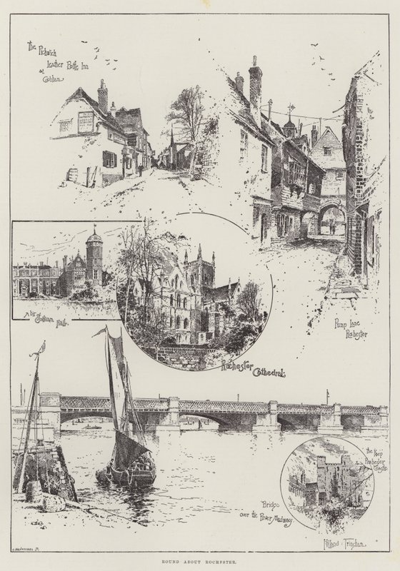Rund um Rochester von Joseph Holland Tringham