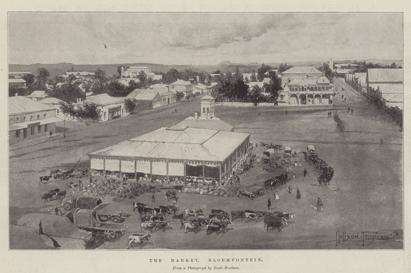 Der Markt, Bloemfontein von Joseph Holland Tringham