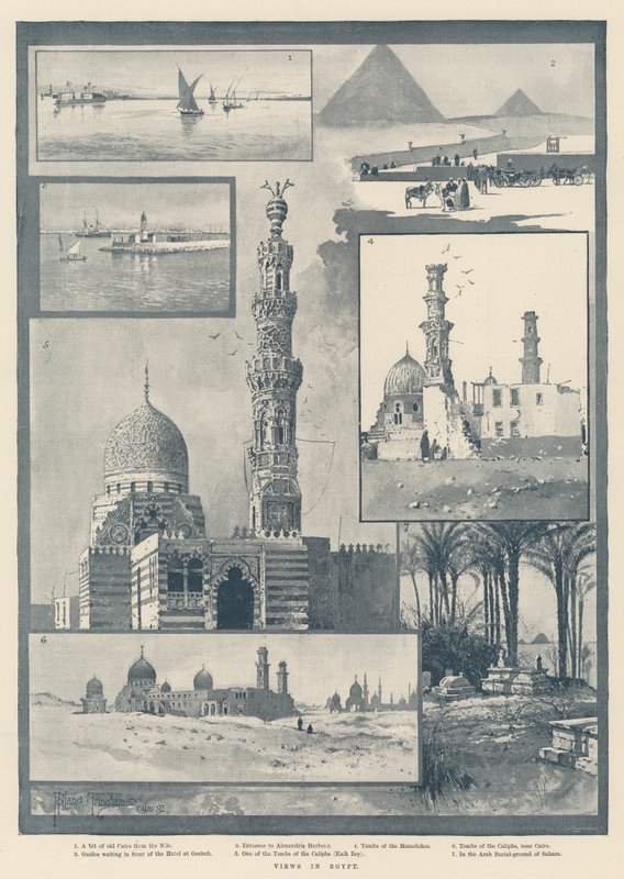 Ansichten in Ägypten von Joseph Holland Tringham