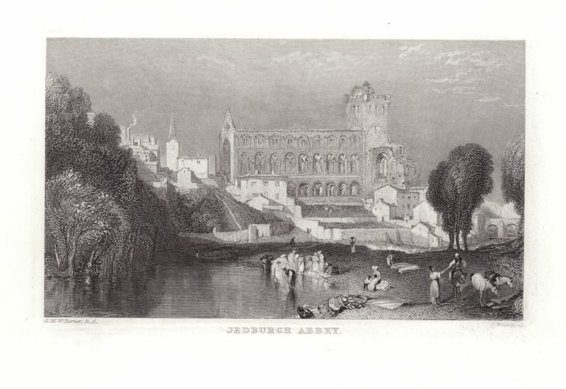 Jedburgh Abbey von Joseph Mallord William Turner