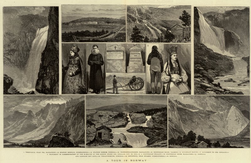 Eine Reise in Norwegen von Joseph Nash