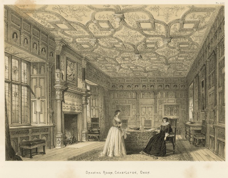 Salon, Chastleton, Oxon von Joseph Nash