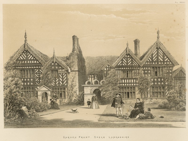 Gartenfront, Speke, Lancashire von Joseph Nash