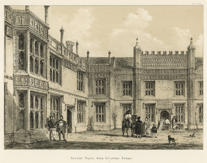 Sutton Place, in der Nähe von Guilford, Surrey von Joseph Nash