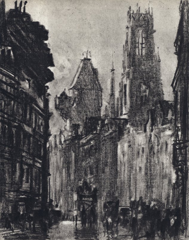 Fleet Street von Joseph Pennell
