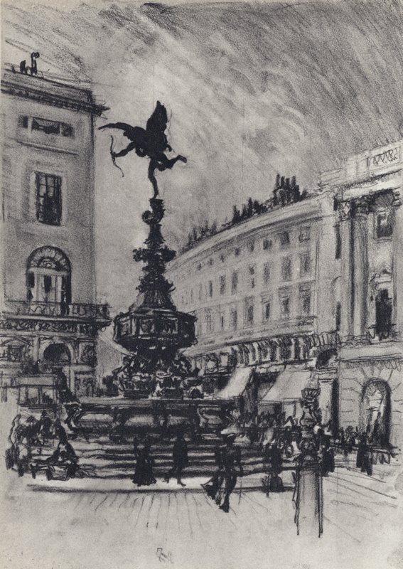 Piccadilly Circus von Joseph Pennell