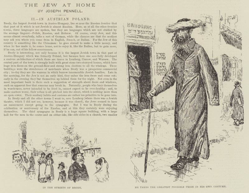 Der Jude zu Hause, von Joseph Pennell von Joseph Pennell