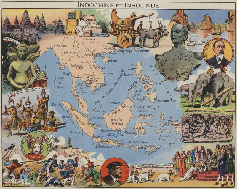 Indochina und Insulinde von Joseph Porphyre Pinchon