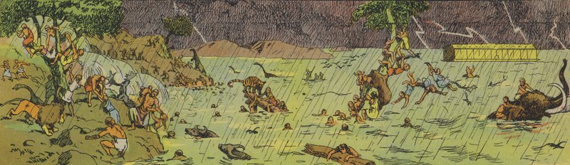 Die Sintflut von Joseph Porphyre Pinchon