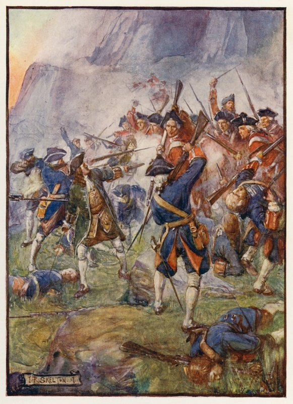 Große Belagerung von Gibraltar von Joseph Ratcliffe (after) Skelton