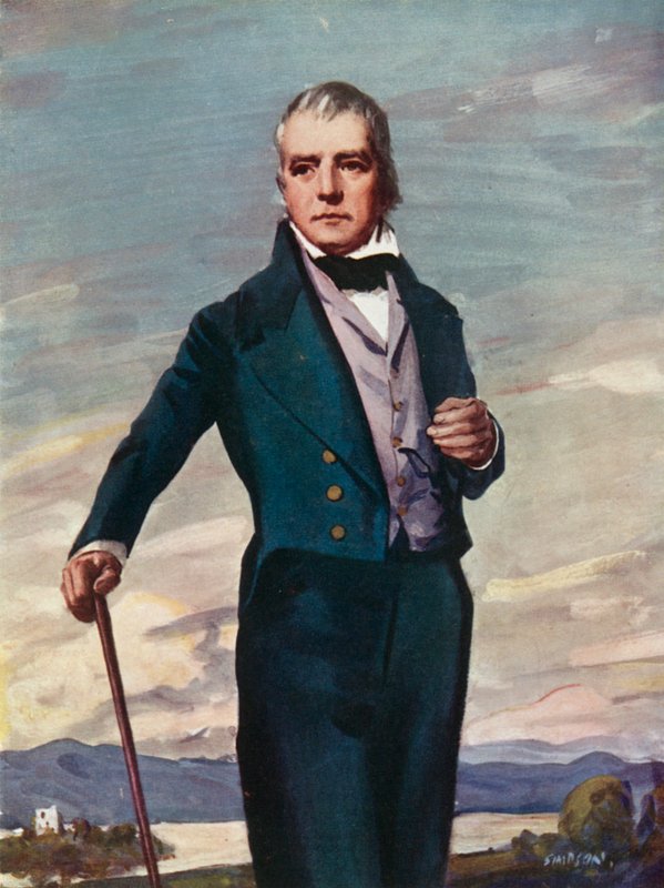 Sir Walter Scott, 1771-1832 von Joseph Simpson