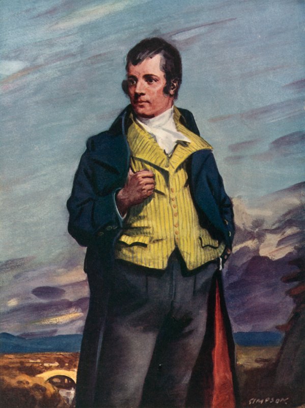 Robert Burns, 1759-1796 von Joseph after Simpson