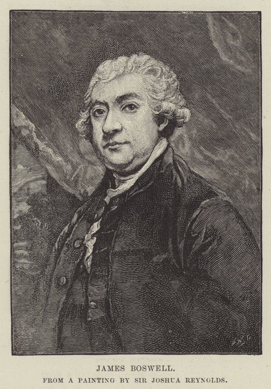 James Boswell von Joshua Reynolds