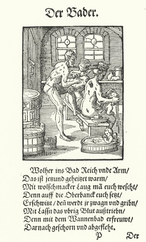 Der Badehausbesitzer von Jost (after) Amman