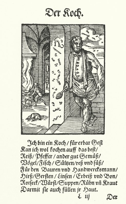 Der Koch von Jost (after) Amman