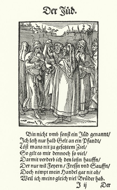 Der jüdische Geldverleiher von Jost (after) Amman