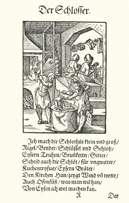 Der Schlosser von Jost (after) Amman