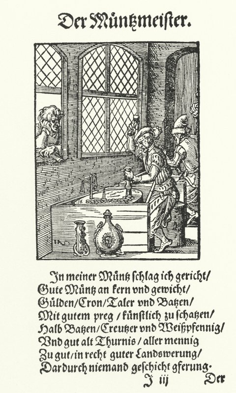 Der Münzmeister von Jost (after) Amman