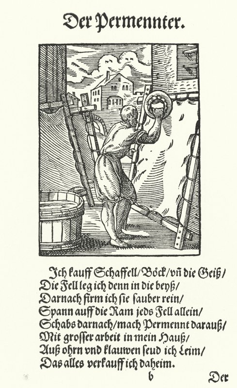 Der Pergamentmacher von Jost (after) Amman