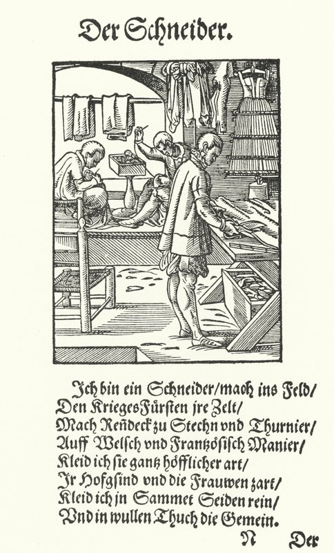 Der Schneider von Jost (after) Amman