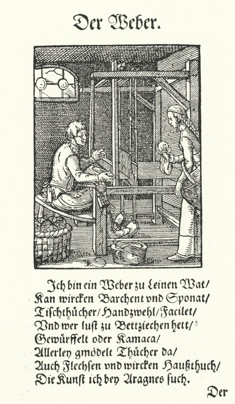 Der Weber von Jost (after) Amman