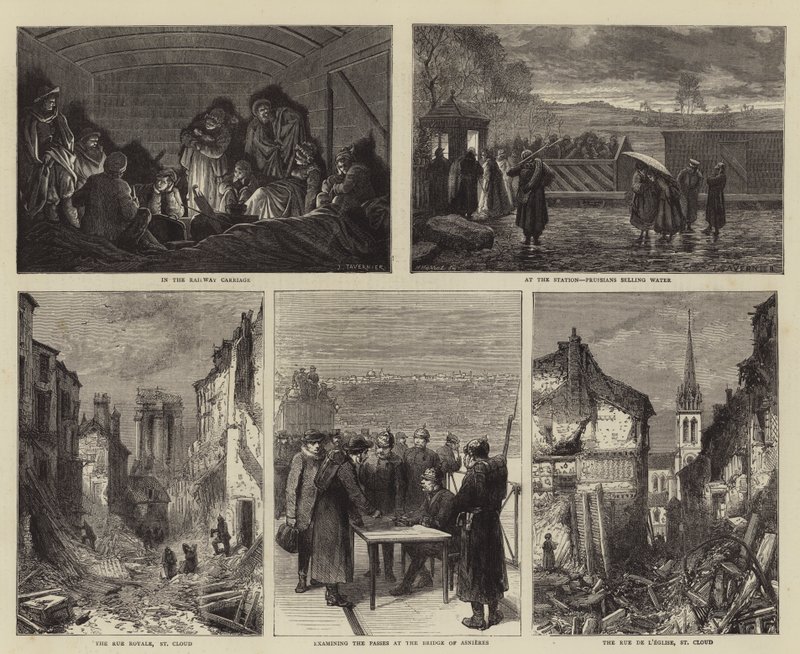 Eine Reise von Paris von Jules Tavernier