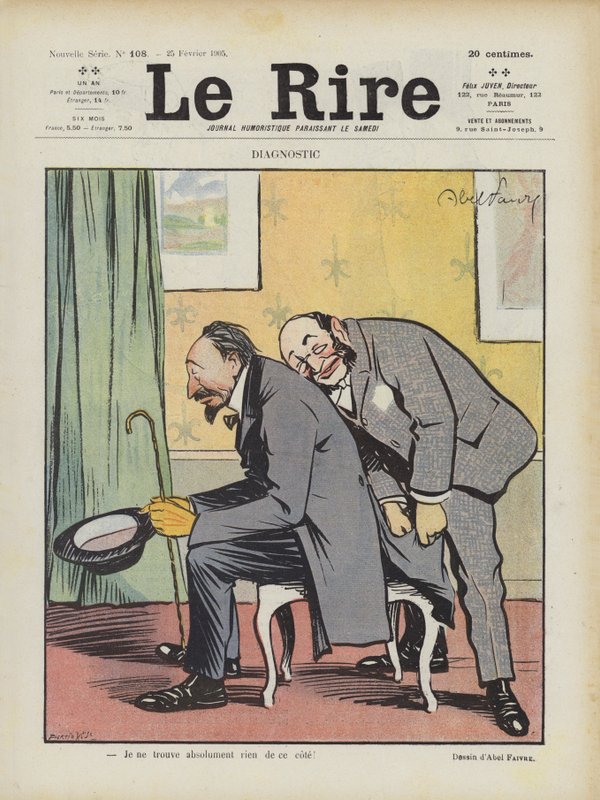 Illustration für Le Rire von Jules Abel Faivre