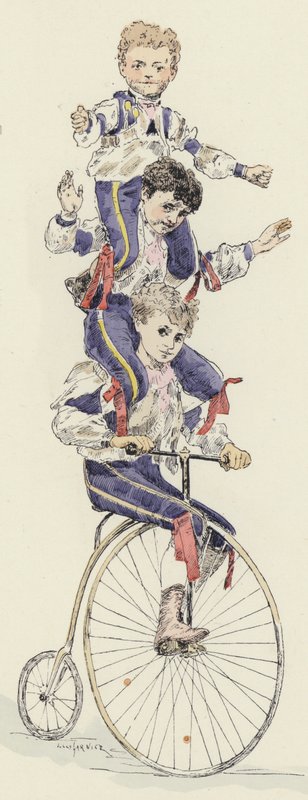 Radfahrnummer von Jules Arsene (after) Garnier