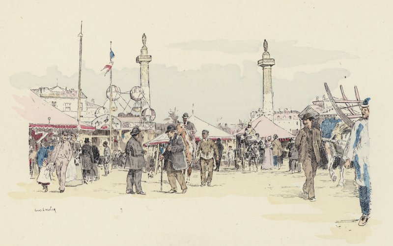 Der Jahrmarkt von Jules Arsene (after) Garnier