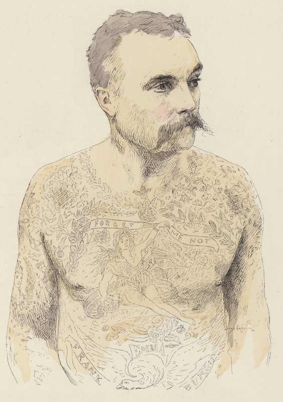 Tätowierungen von Jules Arsene (after) Garnier