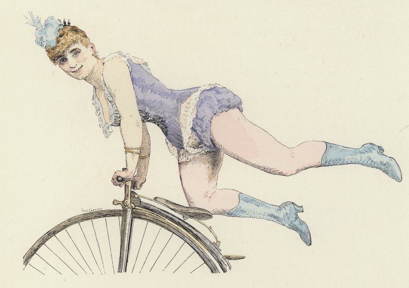 Radfahrkünstler von Jules Arsene Garnier