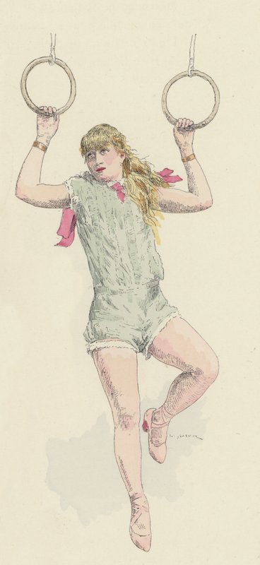 Weibliche Gymnastin von Jules Arsene Garnier