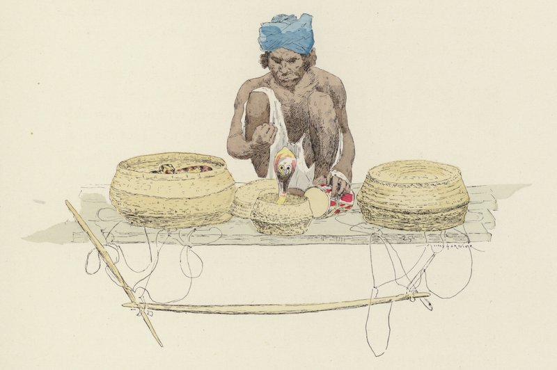 Schlangenbeschwörer von Jules Arsene Garnier