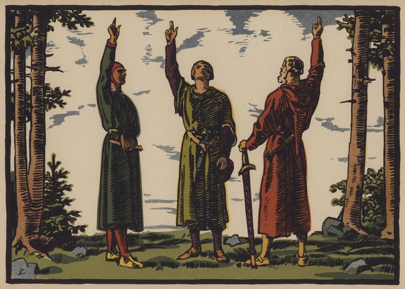 Der Pakt von Grütli von Jules Courvoisier